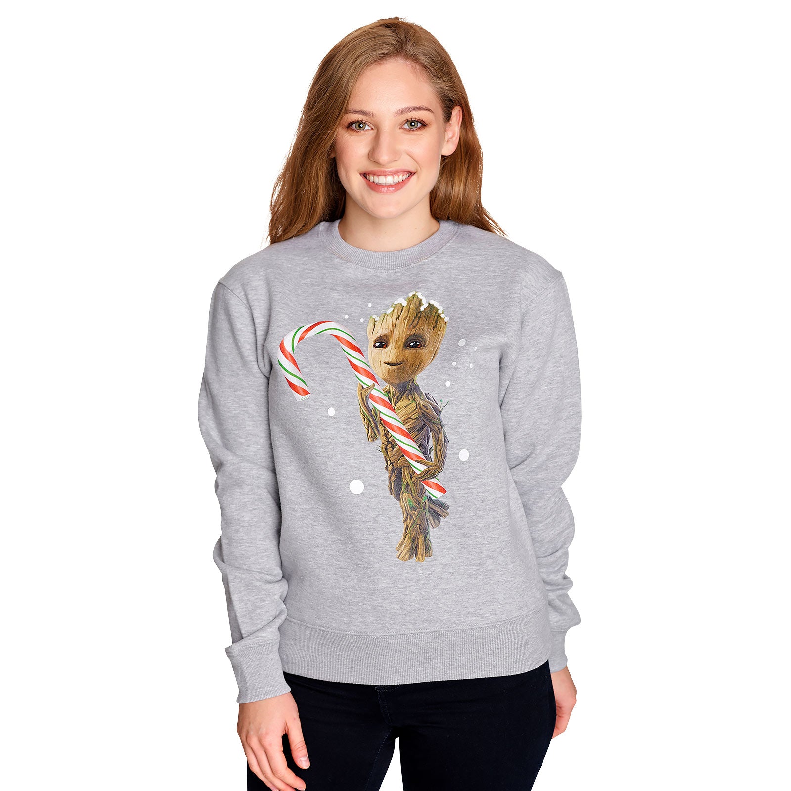 Product image Guardians of the Galaxy - Groot with Candy Cane Sweater Grey