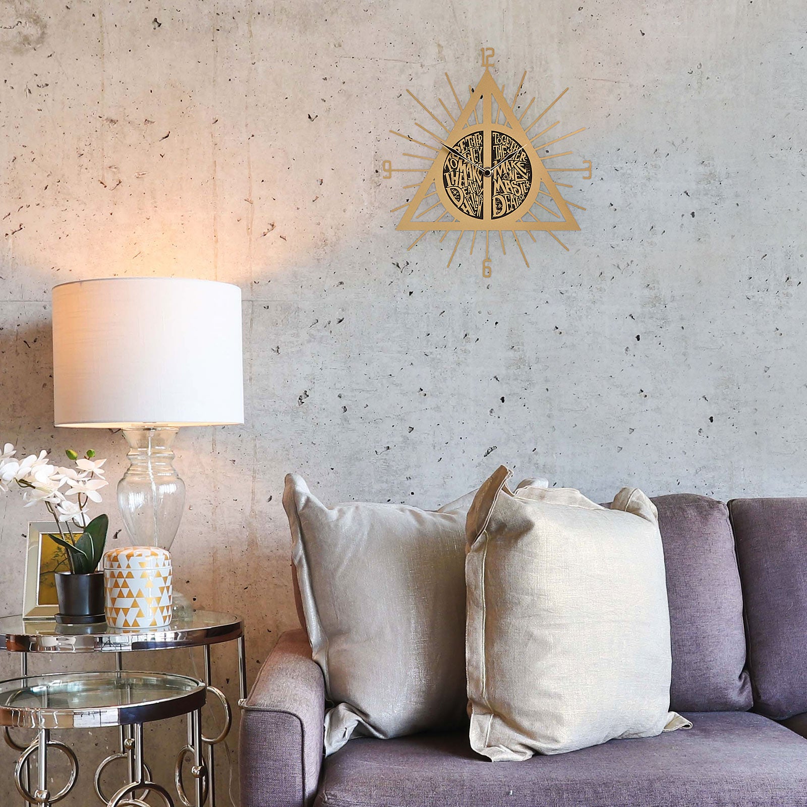 Product image Harry Potter - Deathly Hallows Wall Clock
