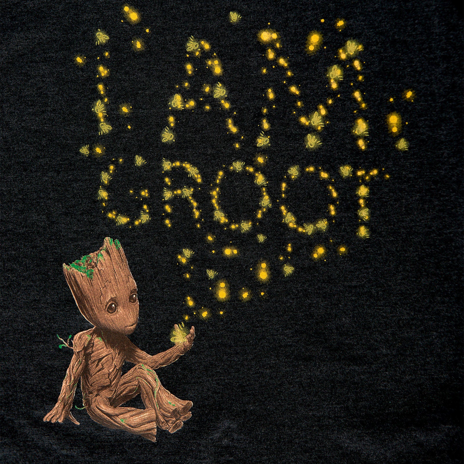 Product image Guardians of the Galaxy - Groot Glow in the Dark Kids T-Shirt Grey