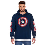 Product image Captain America - Shield Distressed Logo Hoodie blue