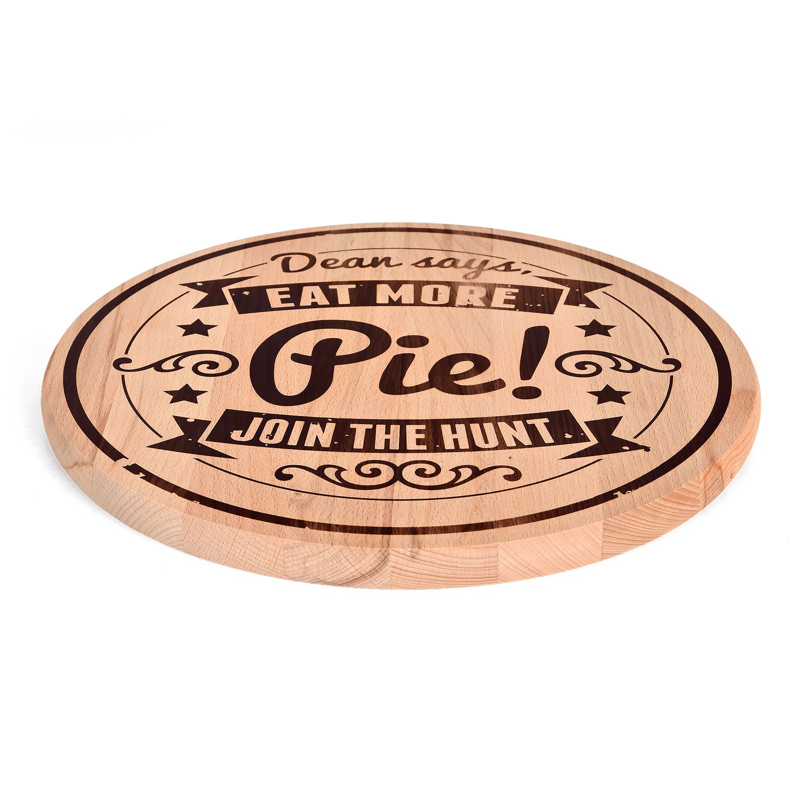 Product image Supernatural - Eat More Pie cutting board beech