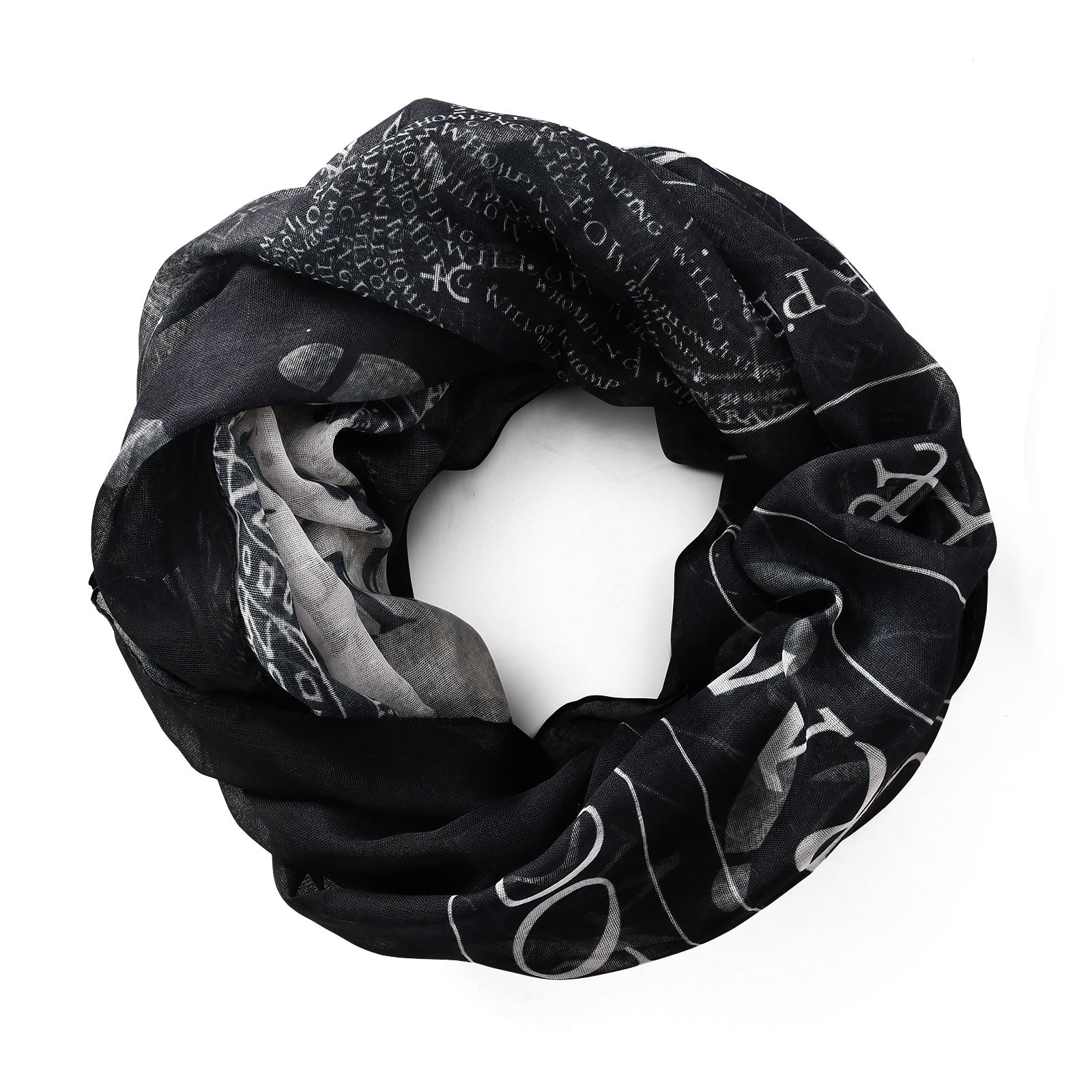 Product image Harry Potter - Marauder's Map Loop Scarf Black