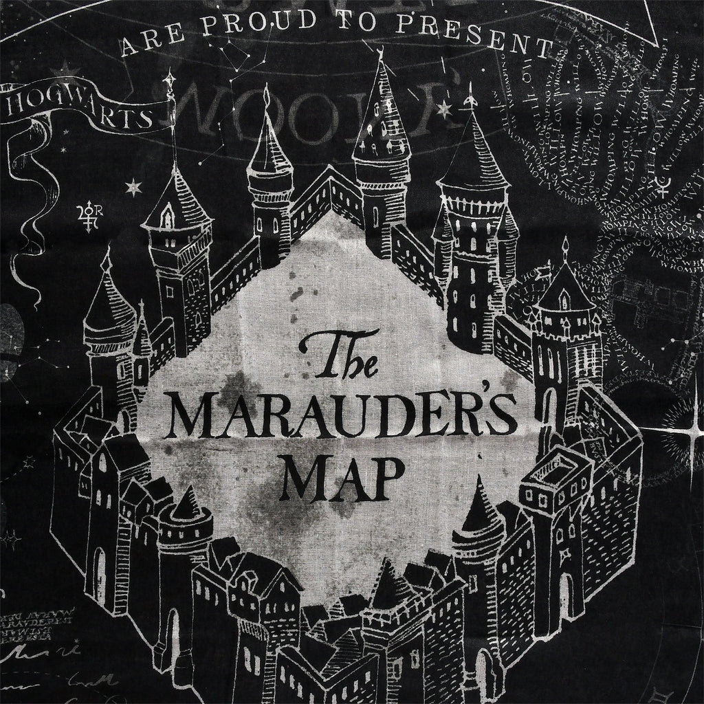 Product image Harry Potter - Marauder's Map Loop Scarf Black