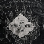 Product image Harry Potter - Marauder's Map Loop Scarf Black