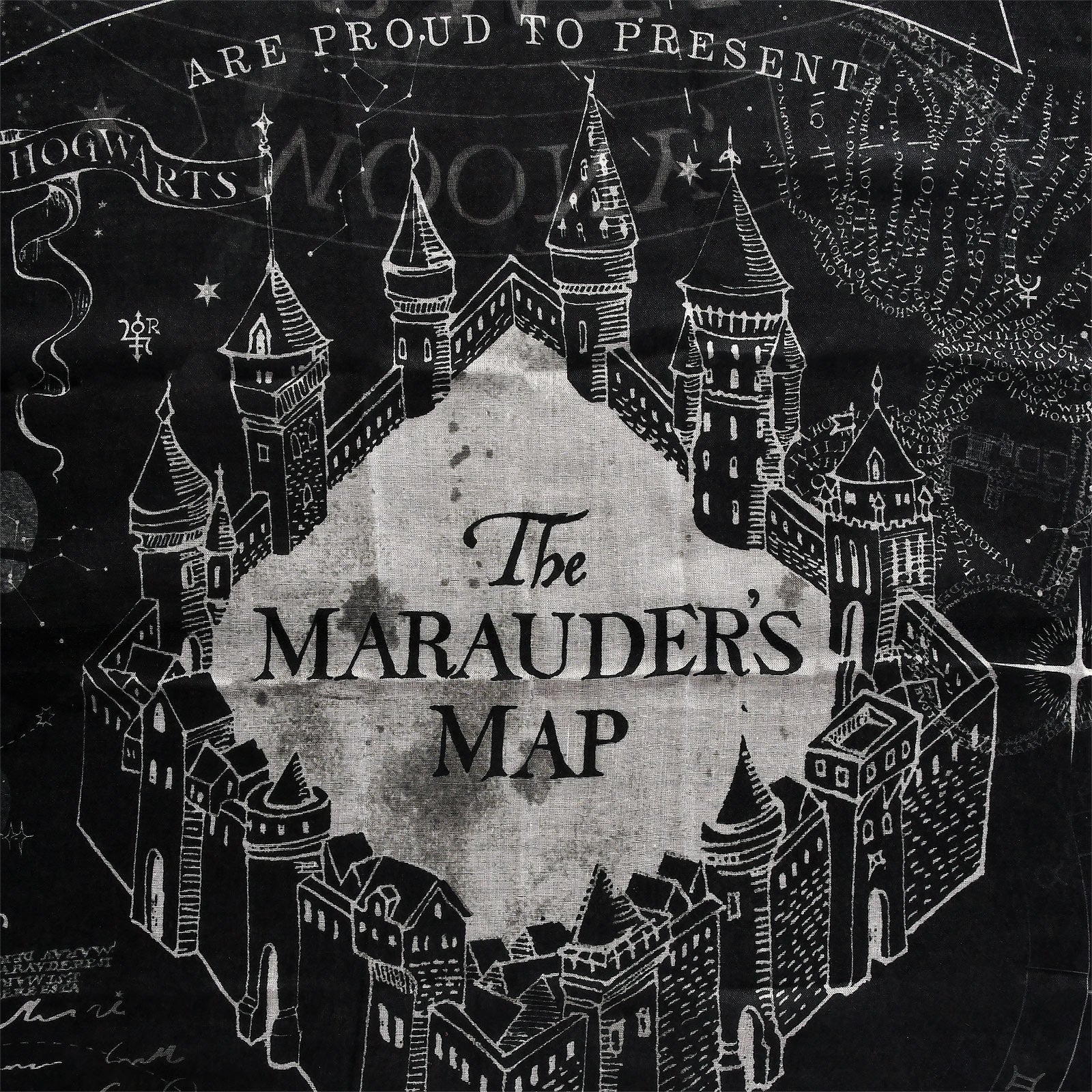 Product image Harry Potter - Marauder's Map Loop Scarf Black