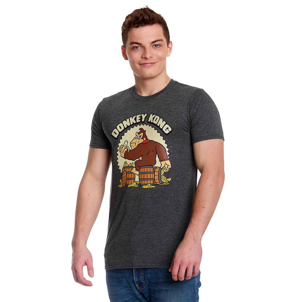 Product image Donkey Kong - Bananas T-Shirt Grey
