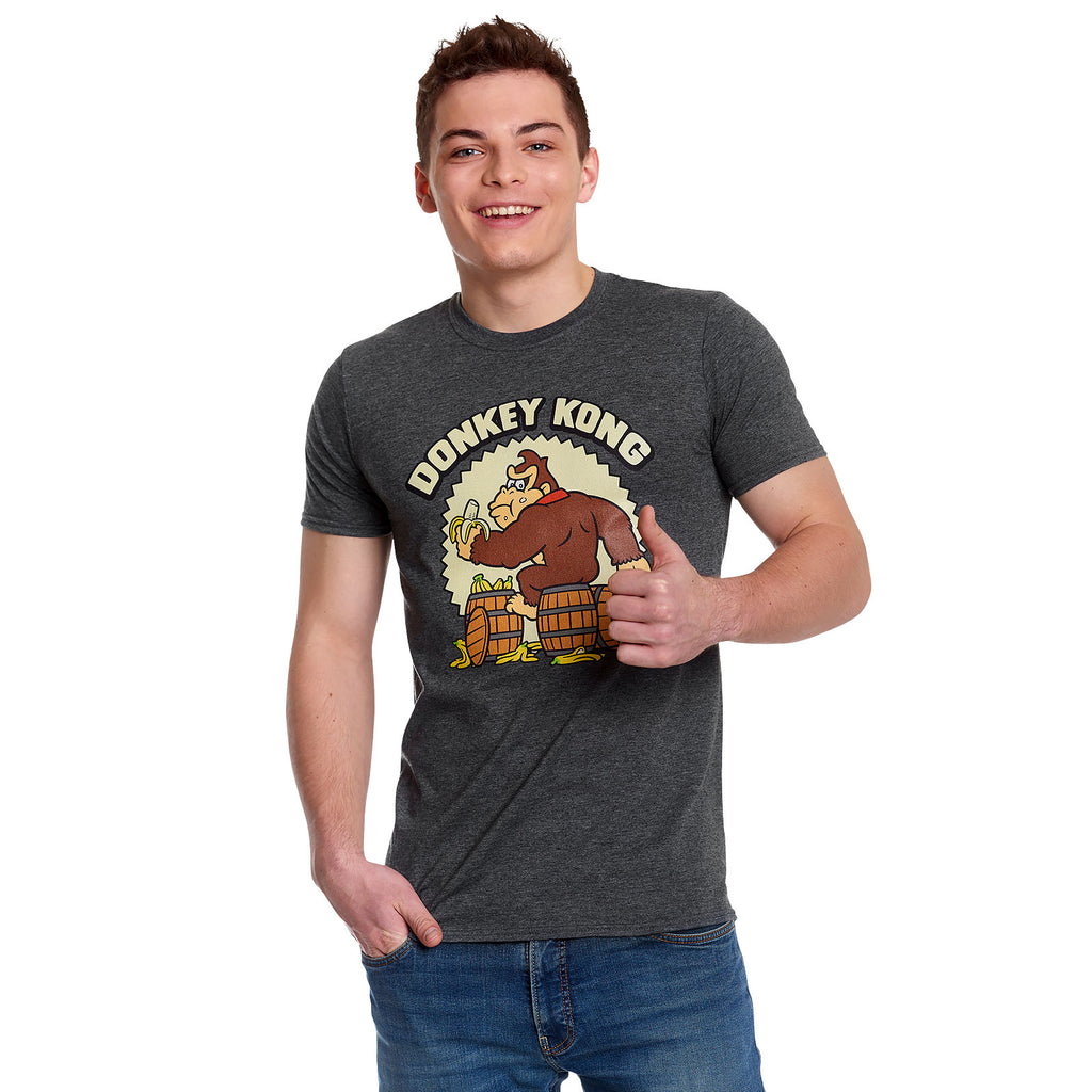 Product image Donkey Kong - Bananas T-Shirt Grey