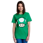 Product image Super Mario - 1 UP Mushroom T-Shirt Green
