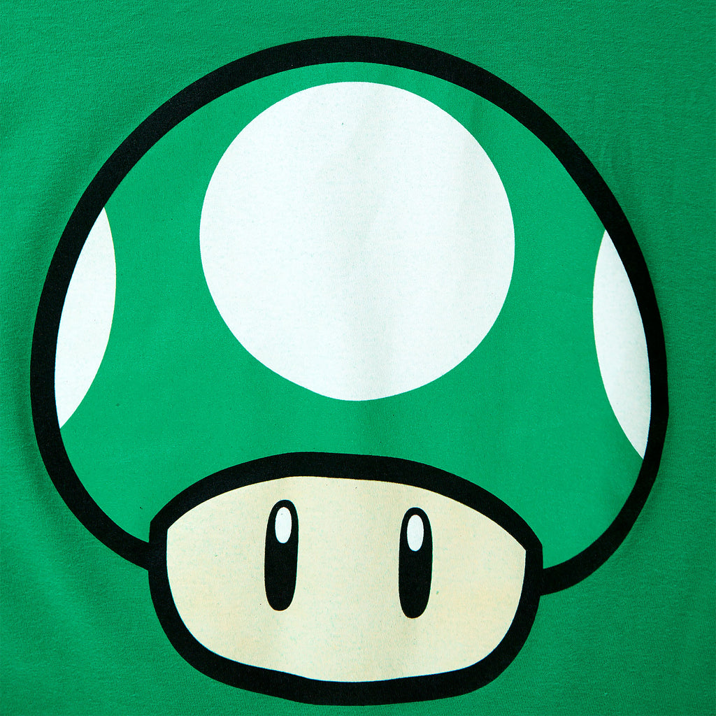Product image Super Mario - 1 UP Mushroom T-Shirt Green