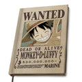 Product image One Piece - Wanted Luffy A5 Notebook