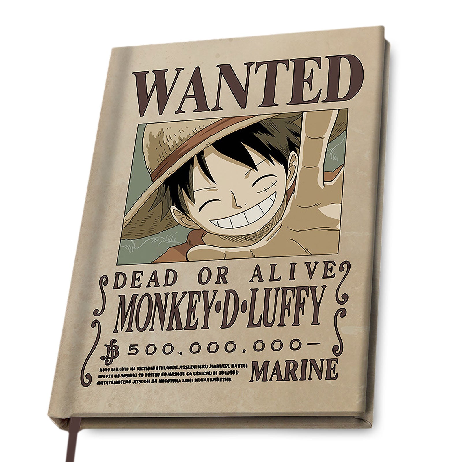 Product image One Piece - Wanted Luffy A5 Notebook