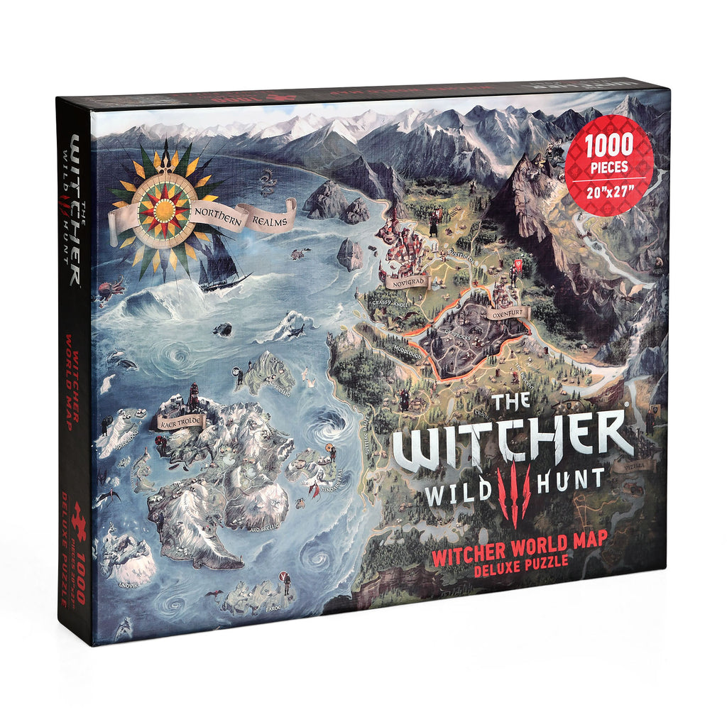 Product image Witcher - Map of the Northern Kingdoms Puzzle