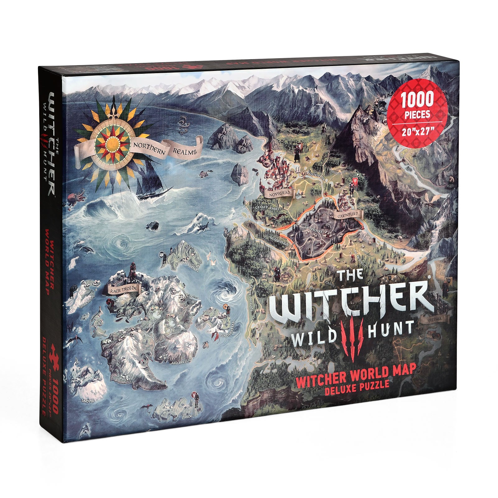 Product image Witcher - Map of the Northern Kingdoms Puzzle