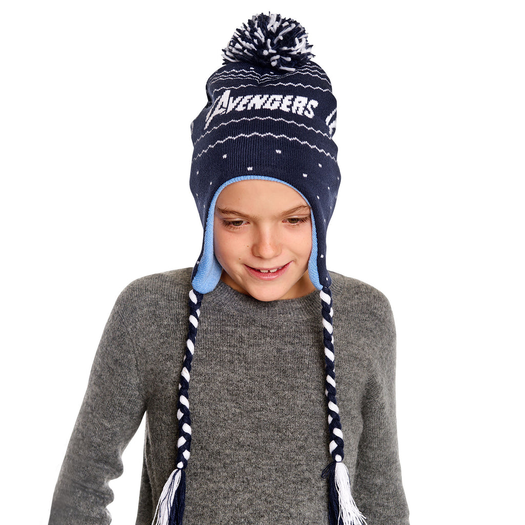 Product image Avengers - Logo Beanie with Pompoms