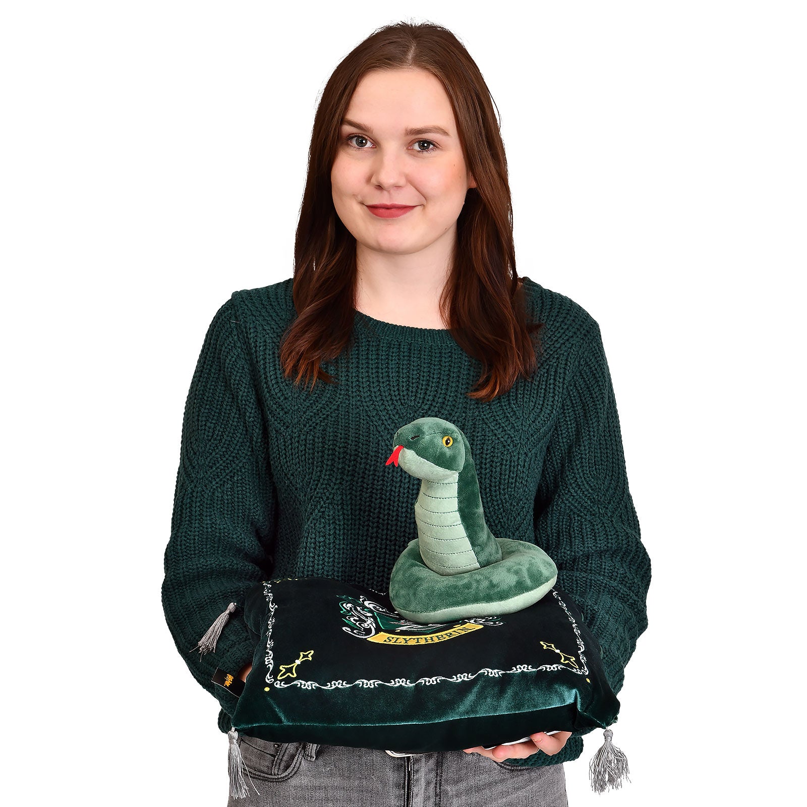 Product image Harry Potter - Slytherin Crest Pillow with Plush Figure