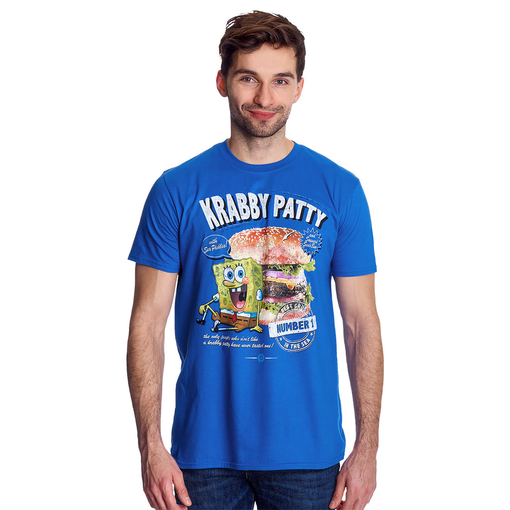 Product image SpongeBob - Krabby Patty T-Shirt blue