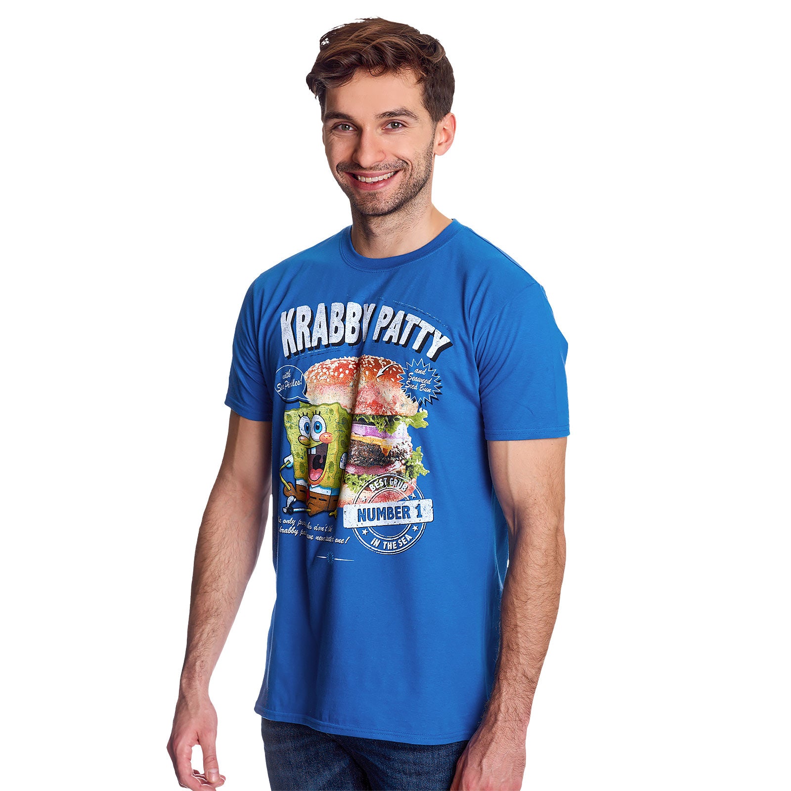 Product image SpongeBob - Krabby Patty T-Shirt blue