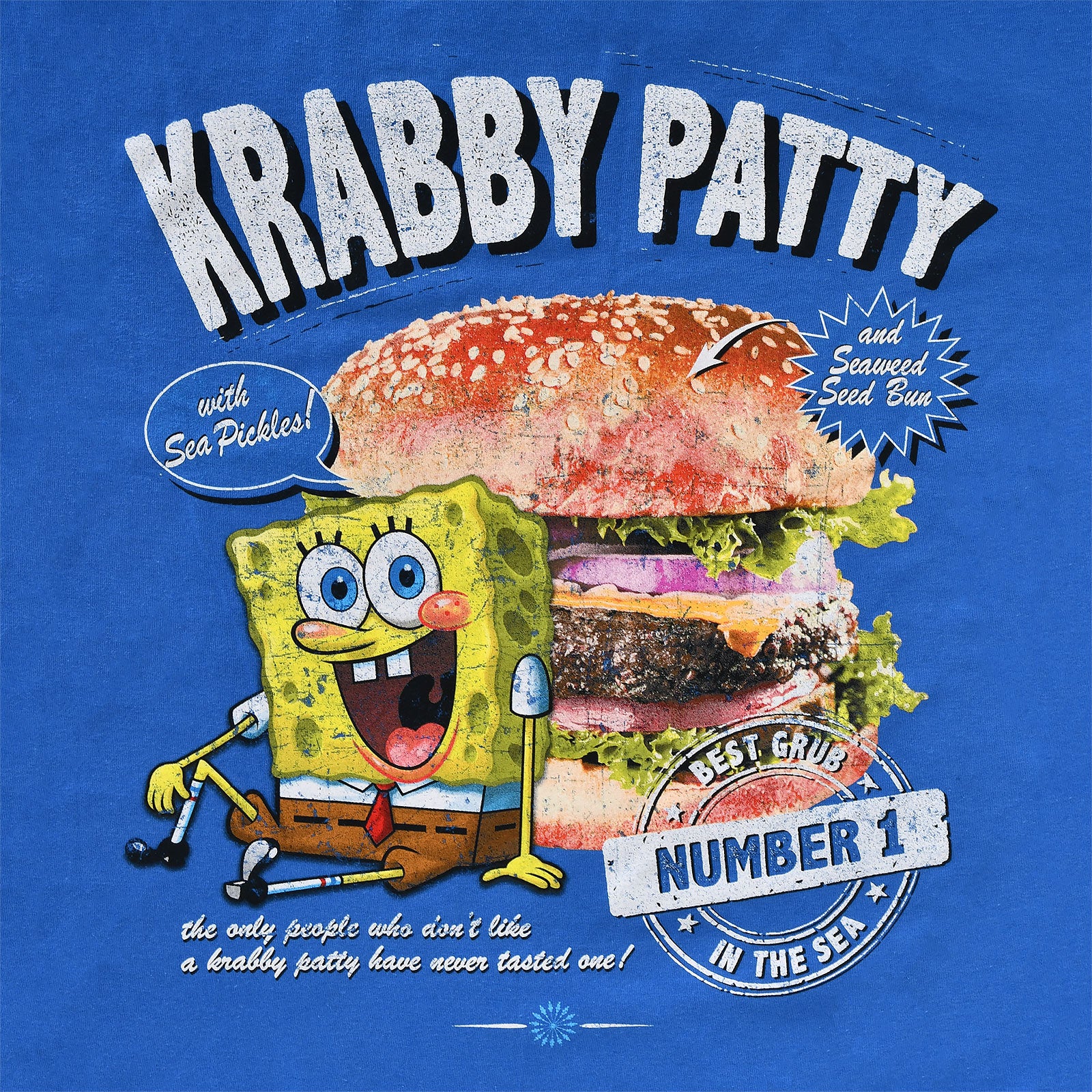 Product image SpongeBob - Krabby Patty T-Shirt blue
