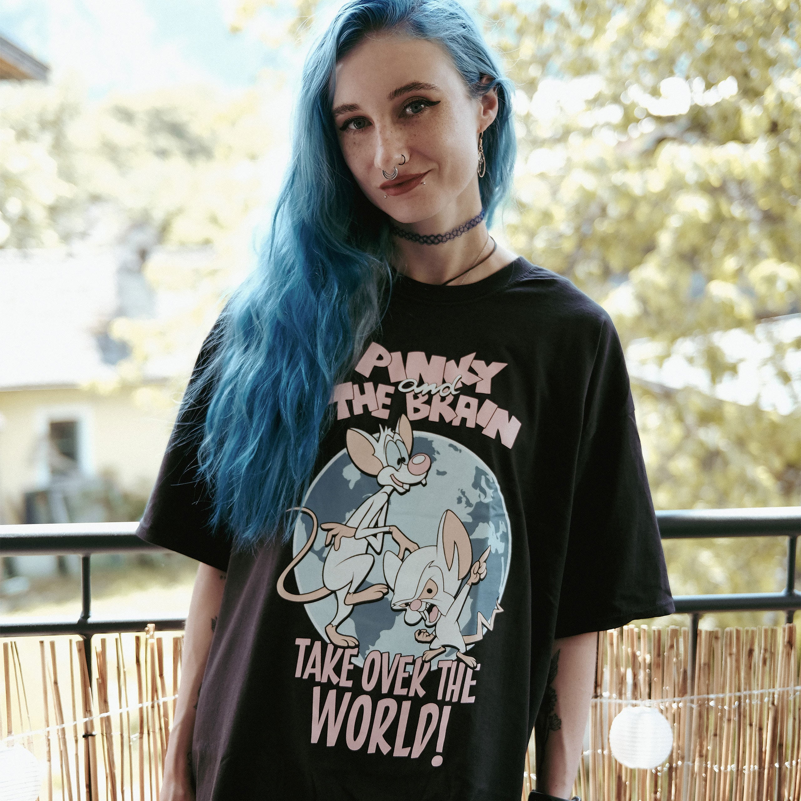 Product image Pinky and the Brain - Take Over The World T-Shirt black