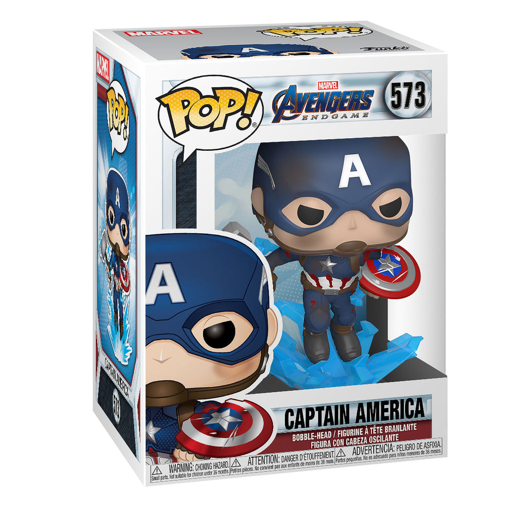Product image Avengers - Captain America Mjölnir & Broken Shield Endgame Funko Pop Bobblehead Figure