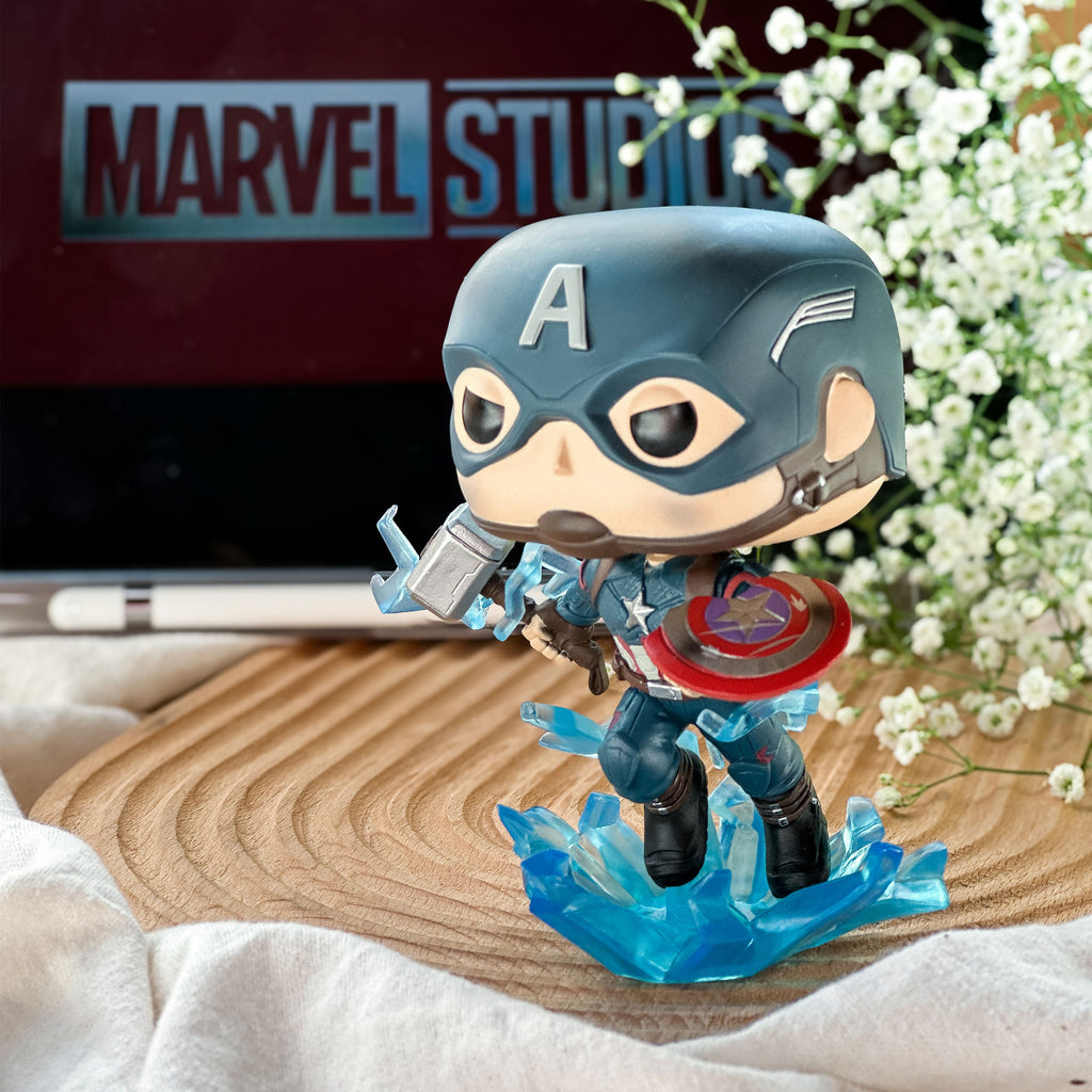 Product image Avengers - Captain America Mjölnir & Broken Shield Endgame Funko Pop Bobblehead Figure