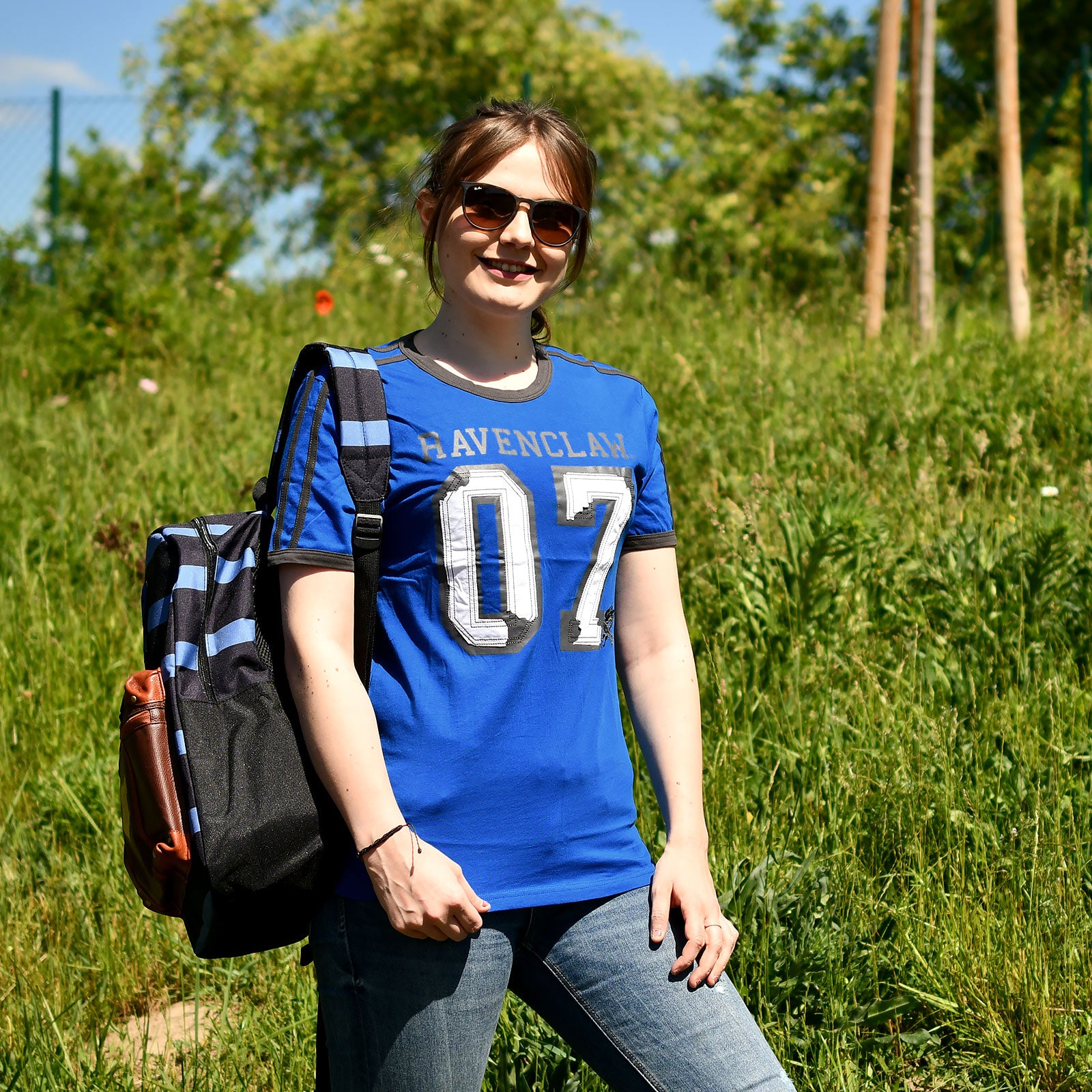 Product image Ravenclaw Seeker Cho Chang T-Shirt Blue - Harry Potter