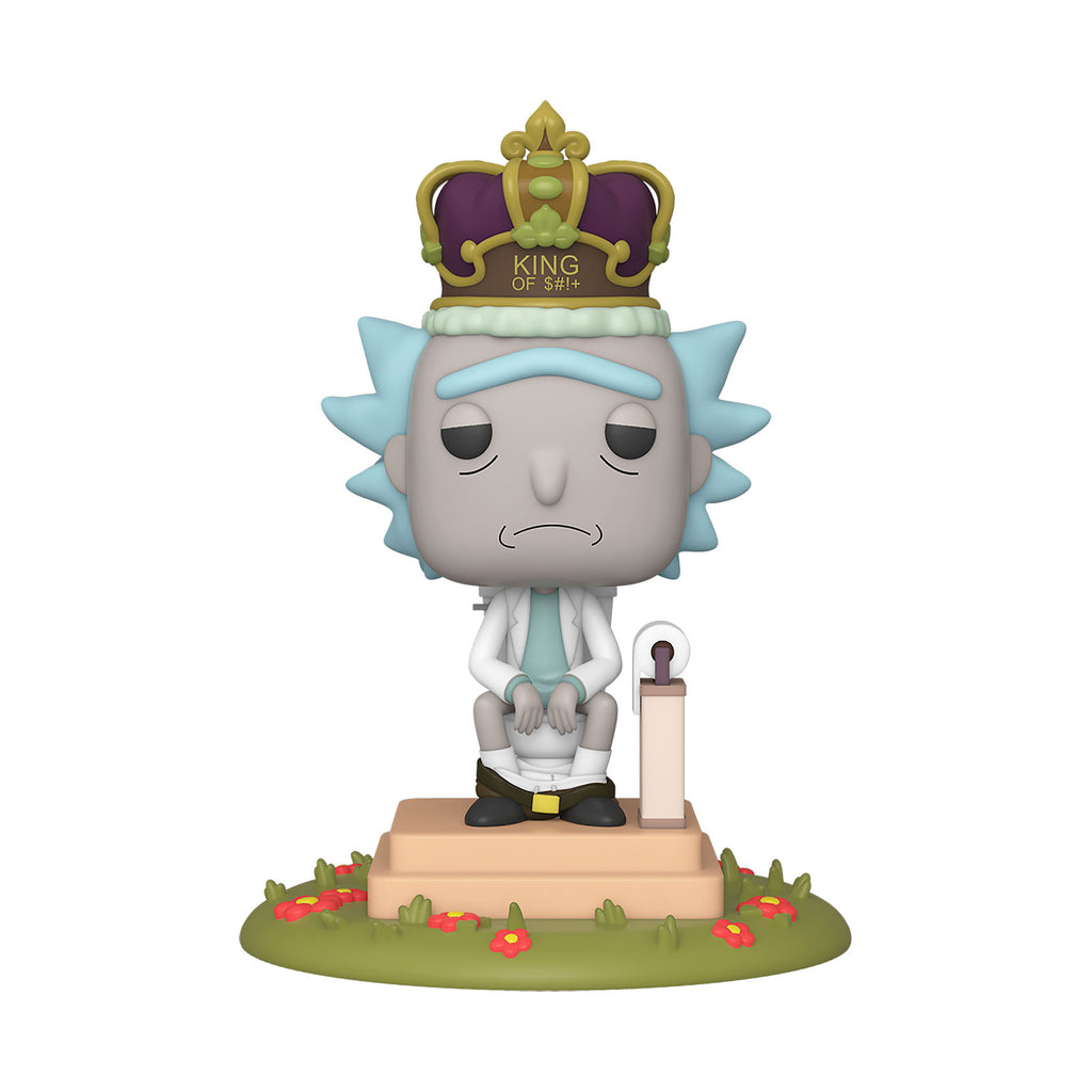 Product image Rick and Morty - King Rick with sound Funko Pop Figurine 17 cm