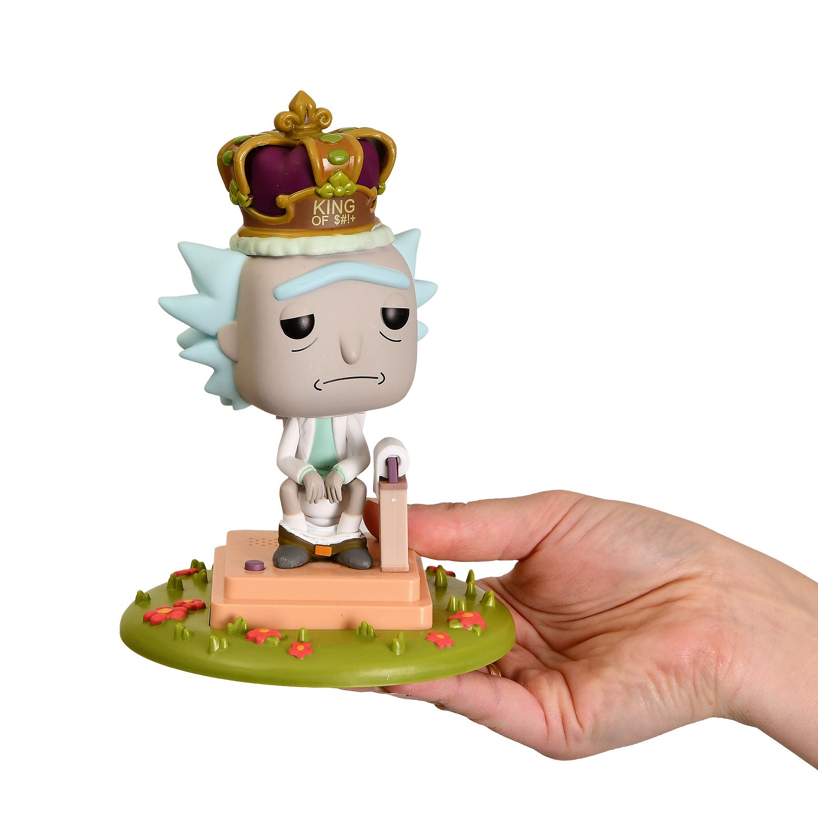 Product image Rick and Morty - King Rick with sound Funko Pop Figurine 17 cm
