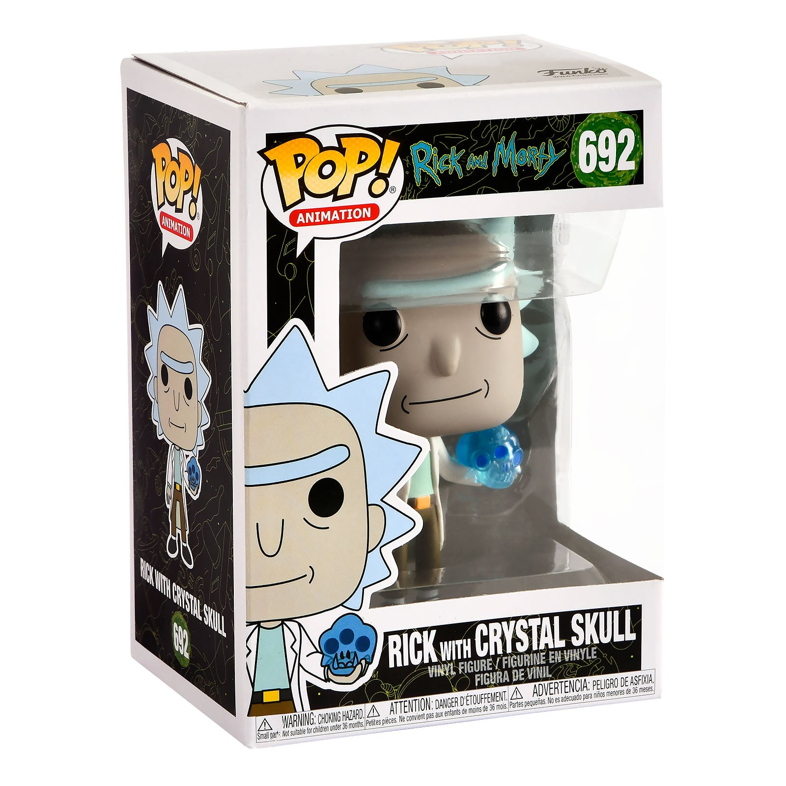 Product image Rick and Morty - Rick With Crystal Skull Funko Pop Figure