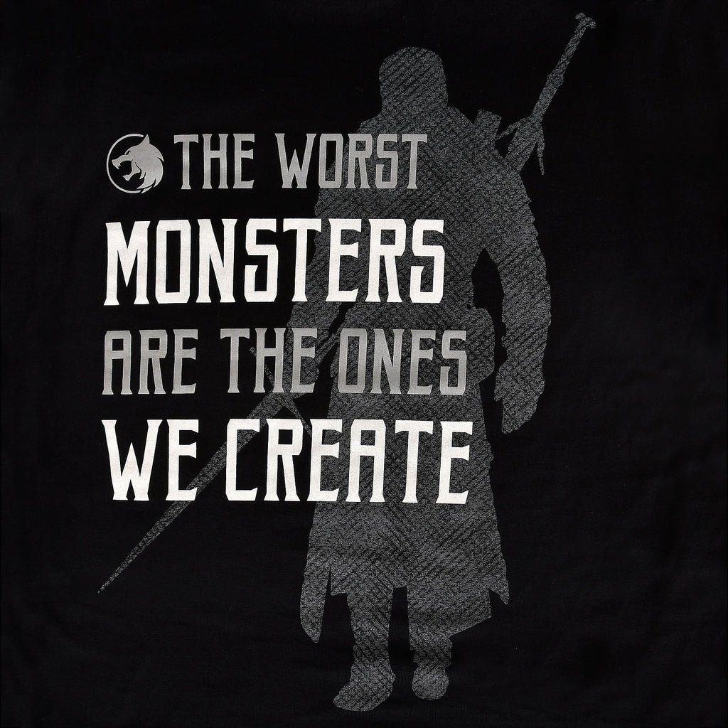 Product image Monsters We Create T-Shirt for Witcher Fans Black