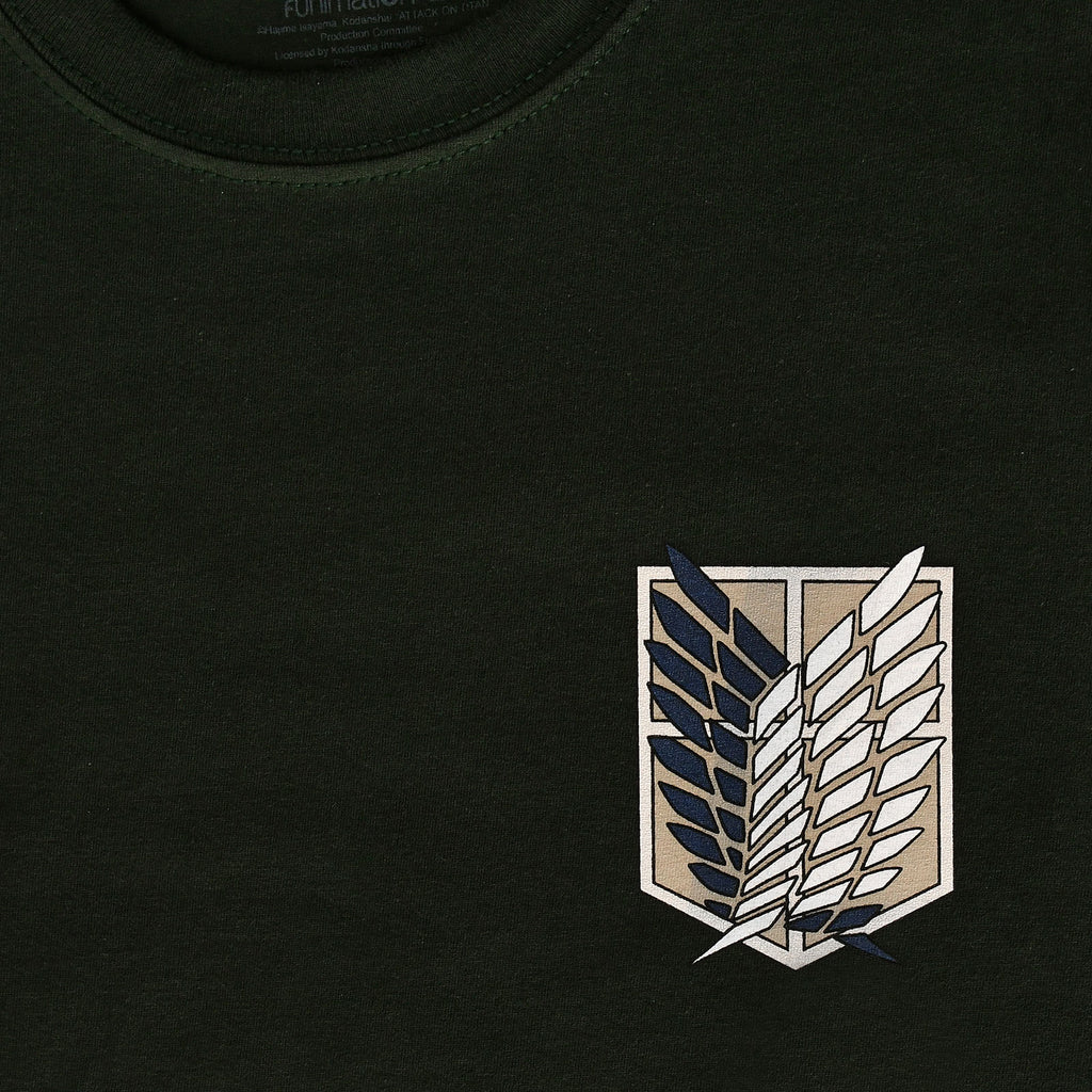 Product image Attack on Titan - Survey Corps T-Shirt green