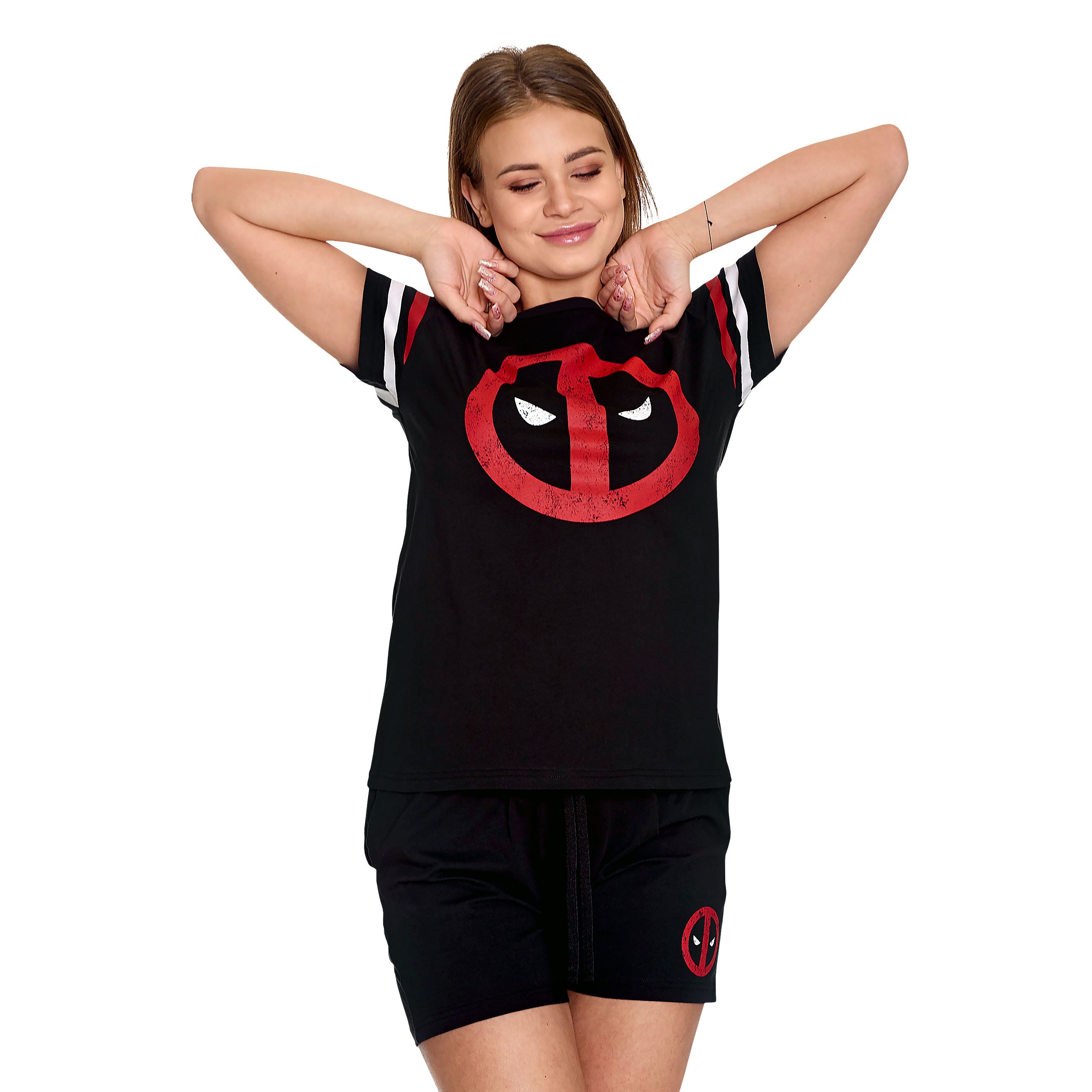 Product image Deadpool - Logo Pyjama short women black