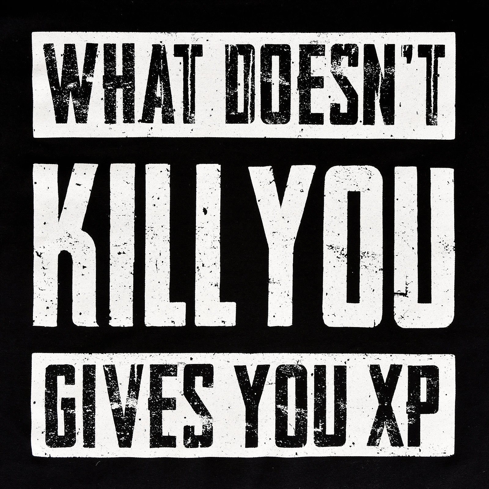 Product image What Doesn't Kill You Gives You XP Black T-Shirt