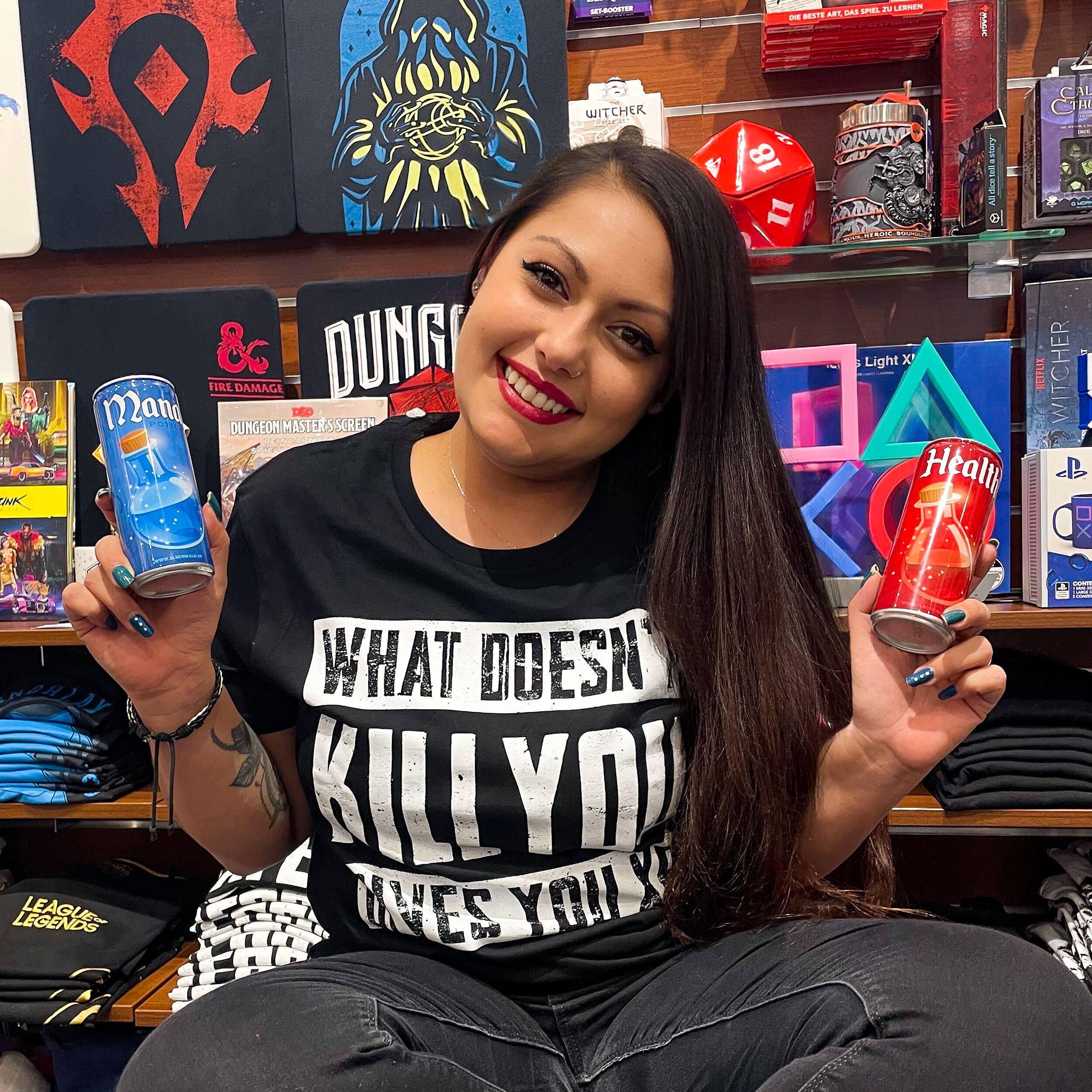 Product image What Doesn't Kill You Gives You XP Black T-Shirt