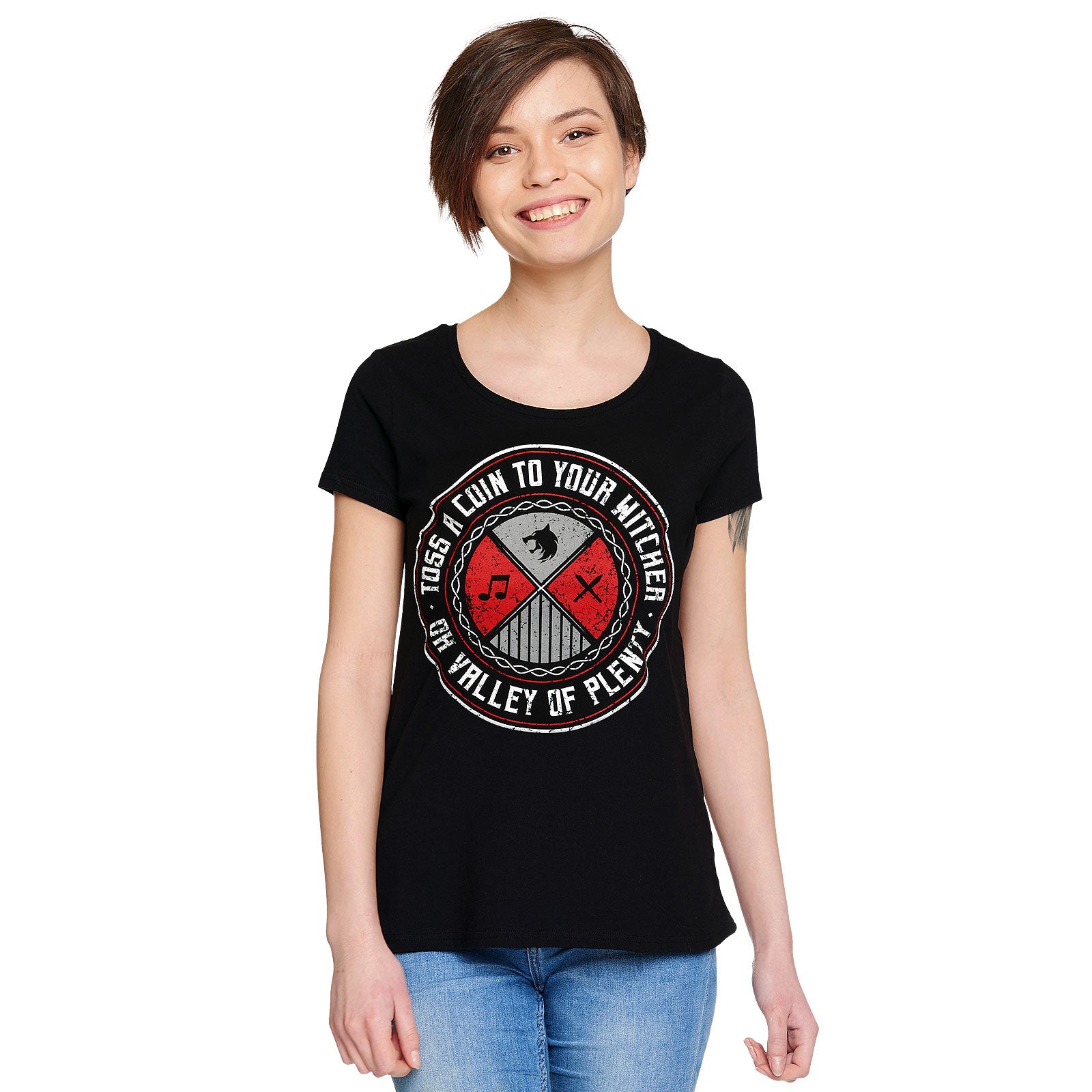 Product image Toss a Coin Women's T-Shirt for Witcher Fans Black