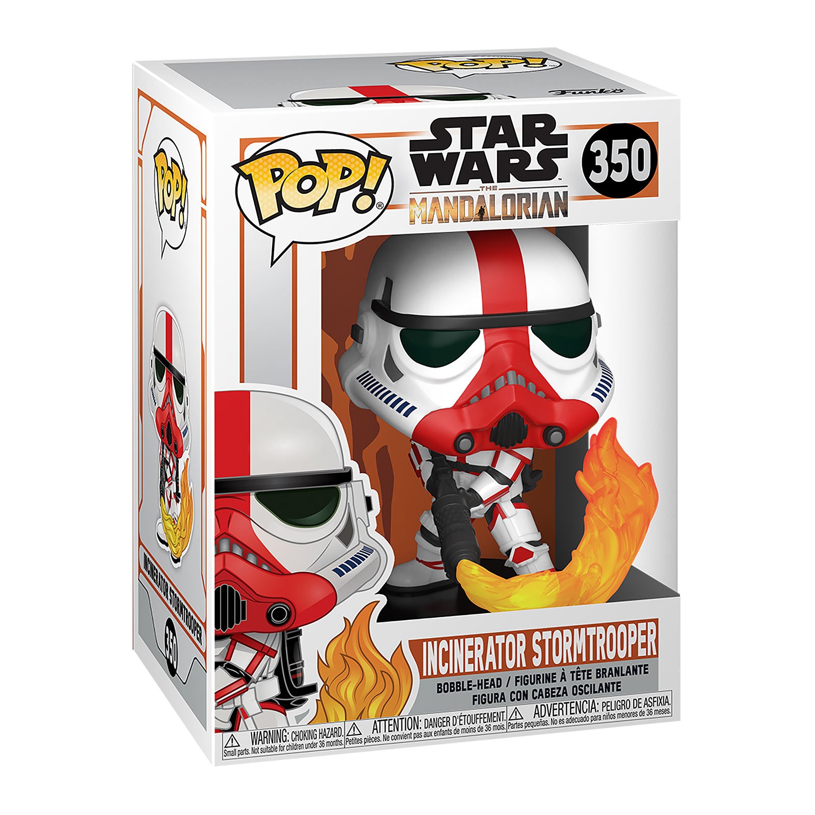 Product image Incinerator Stormtrooper Funko Pop Bobblehead Figure - Star Wars The Mandalorian