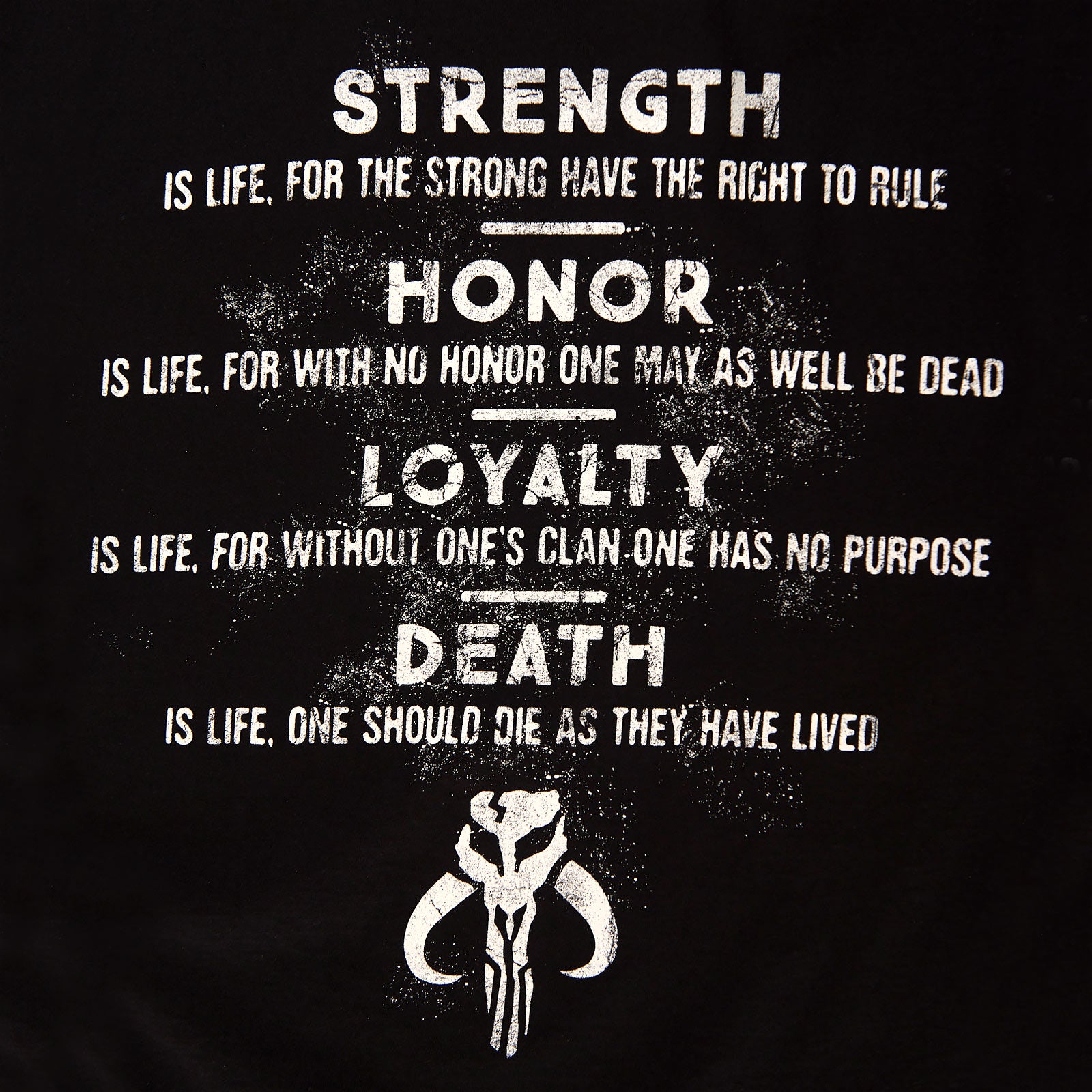 Product image Code of Honor T-Shirt black - Star Wars The Mandalorian