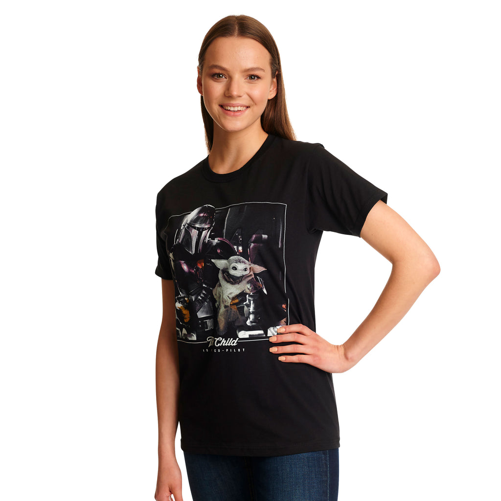 Product image The Child is My Co-Pilot T-Shirt black - Star Wars The Mandalorian