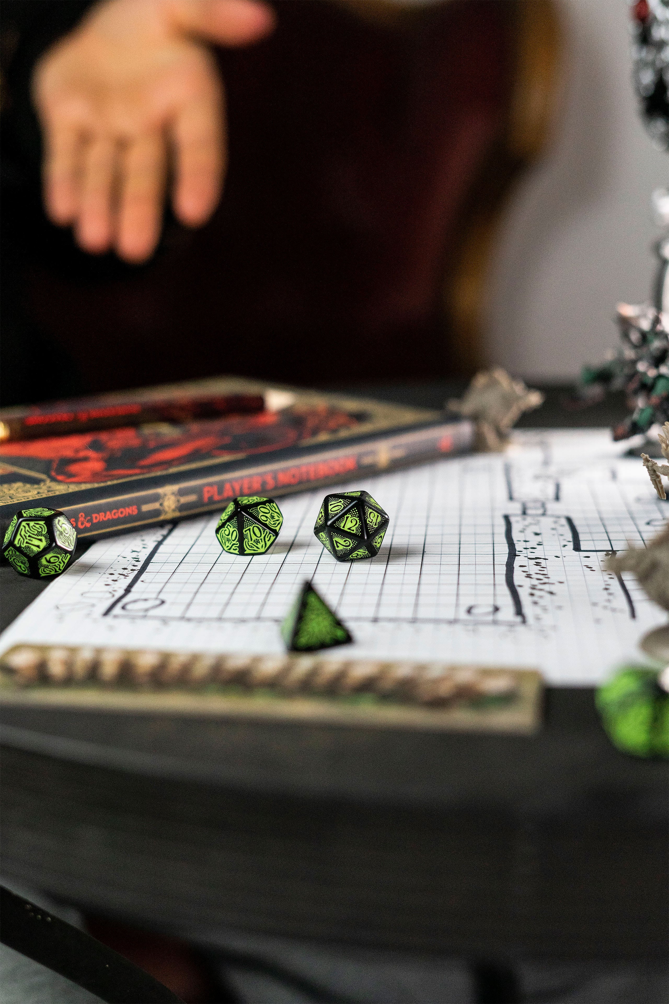 Product image Call of Cthulhu RPG Dice Set 7th Edition 7pcs black