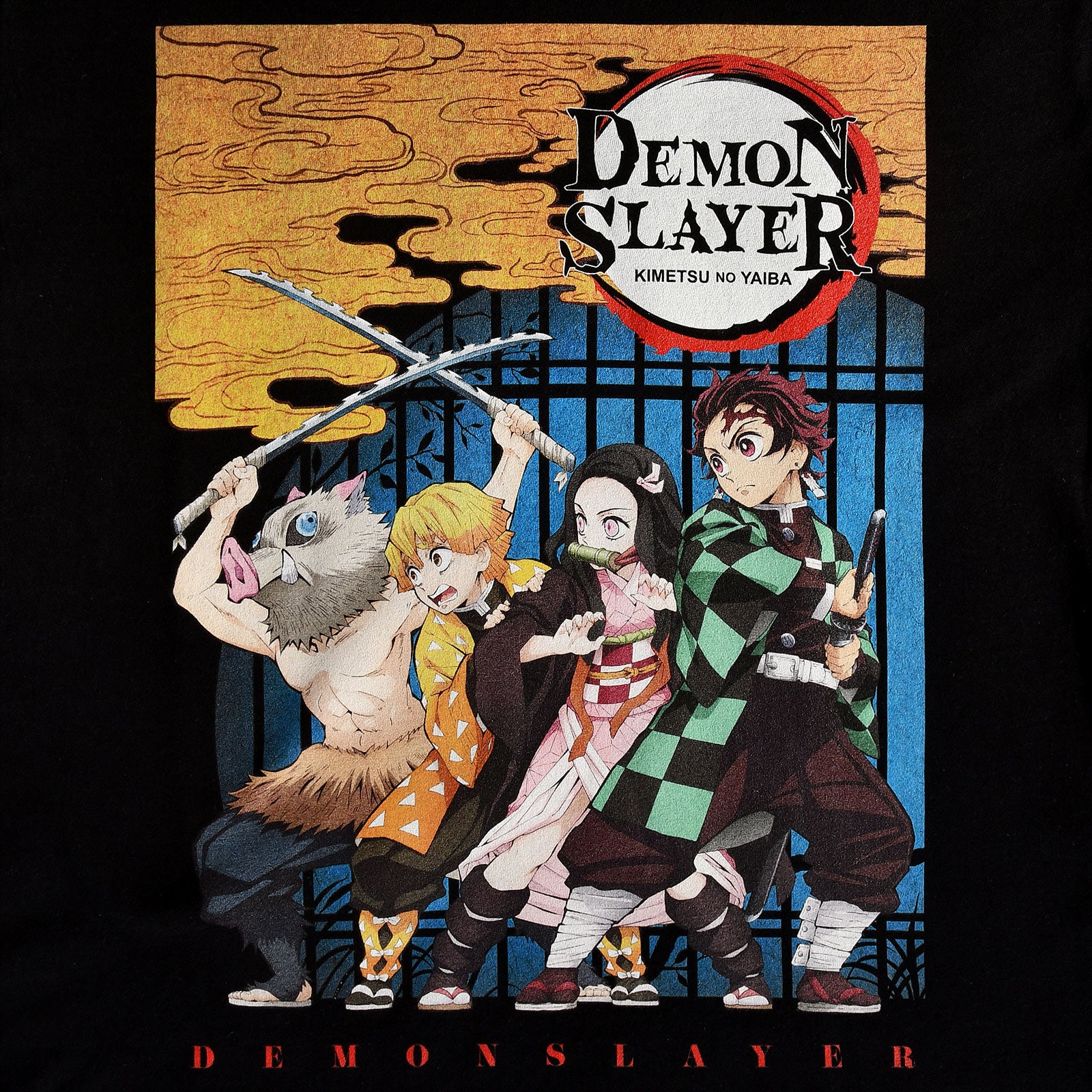 Product image Demon Slayer - Character Poster T-Shirt Black