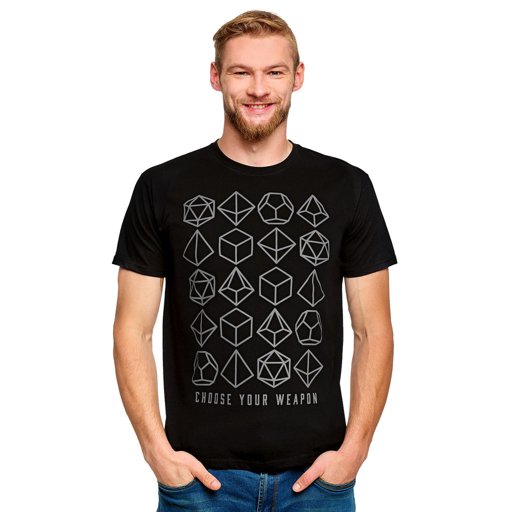 Product image Choose Your Weapon Dice T-Shirt Black