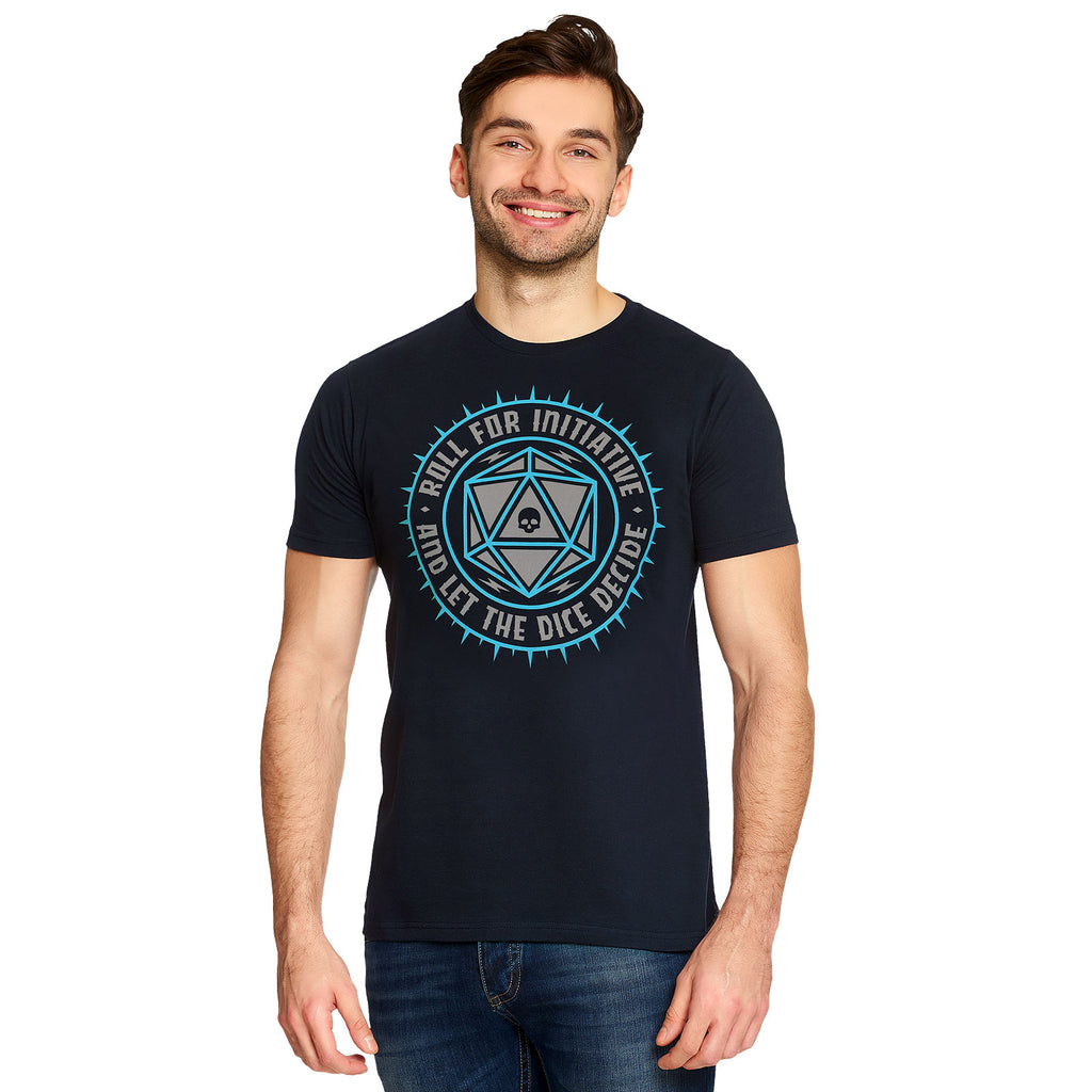 Product image Pen & Paper Let The Dice Decide T-Shirt blue