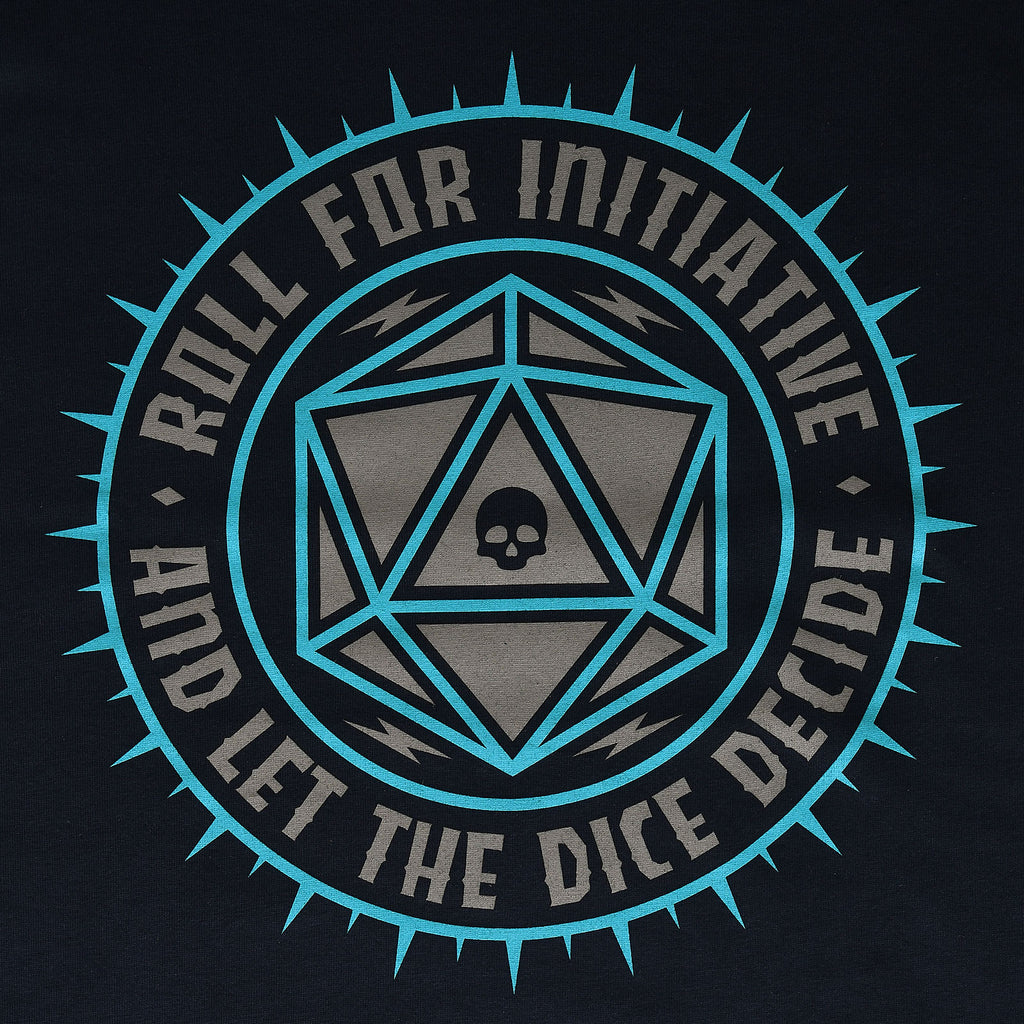 Product image Pen & Paper Let The Dice Decide T-Shirt blue