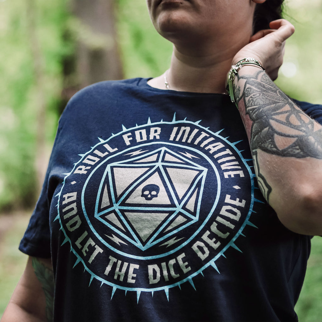 Product image Pen & Paper Let The Dice Decide T-Shirt blue