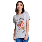Product image Pusheen - You Wanna Pizza Me T-Shirt grey