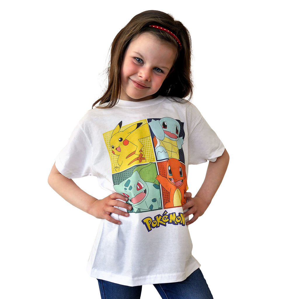 Product image Pokemon - Kanto Starter Children's T-Shirt White