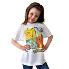 Product image Pokemon - Kanto Starter Children's T-Shirt White