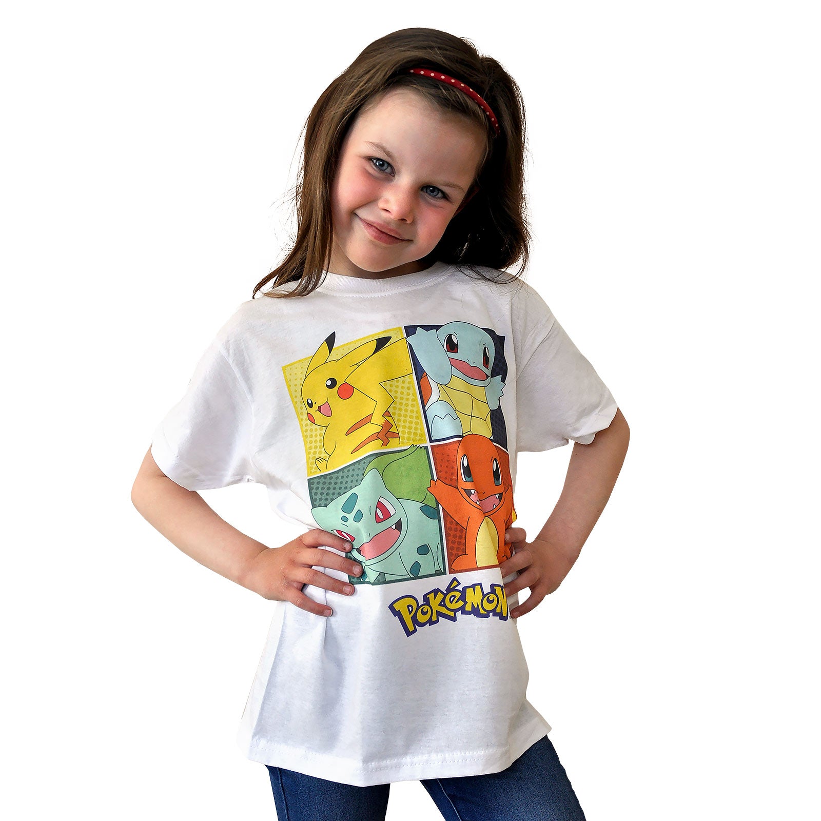 Product image Pokemon - Kanto Starter Children's T-Shirt White
