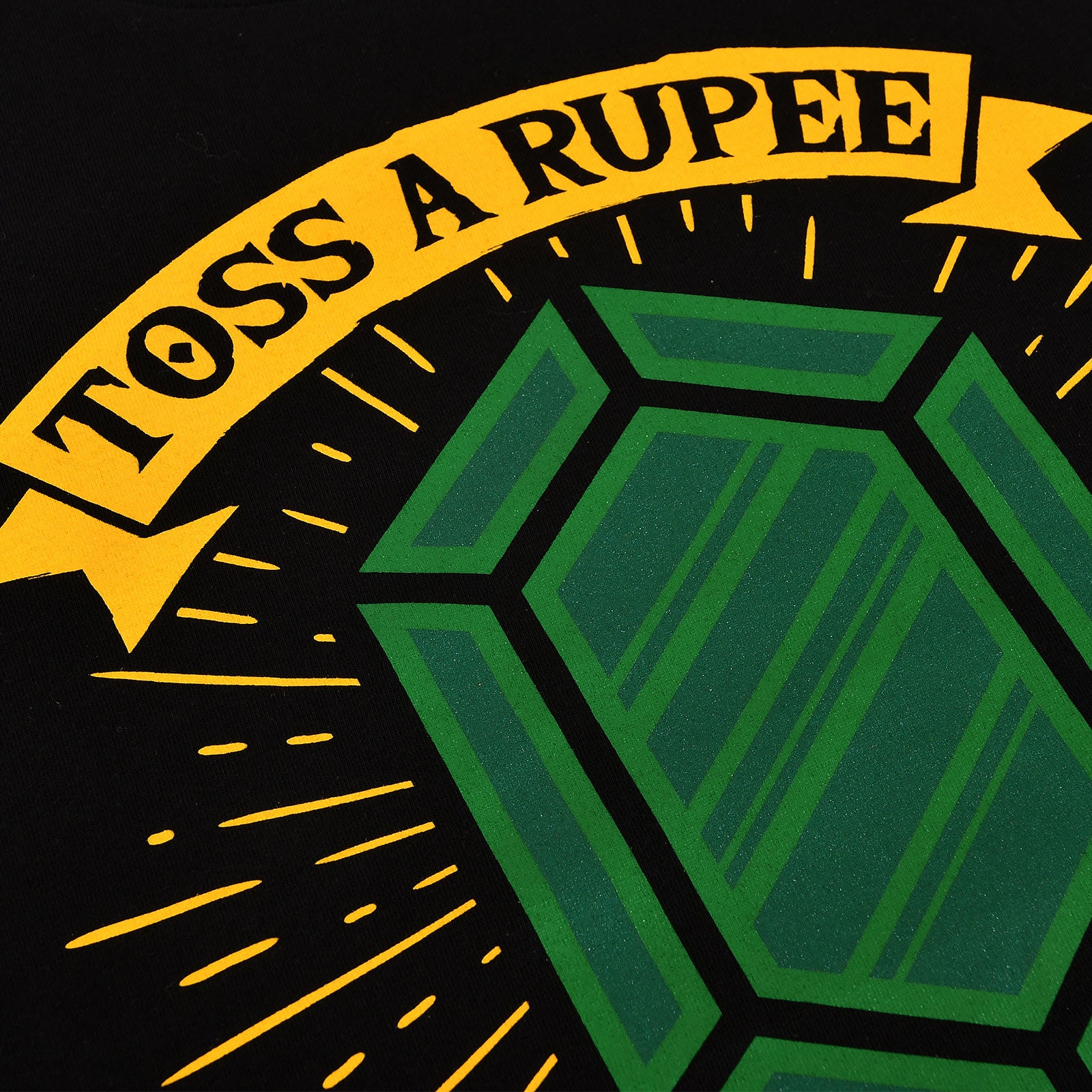 Product image Toss a Rupee to Your Hero T-Shirt for Zelda Fans Black
