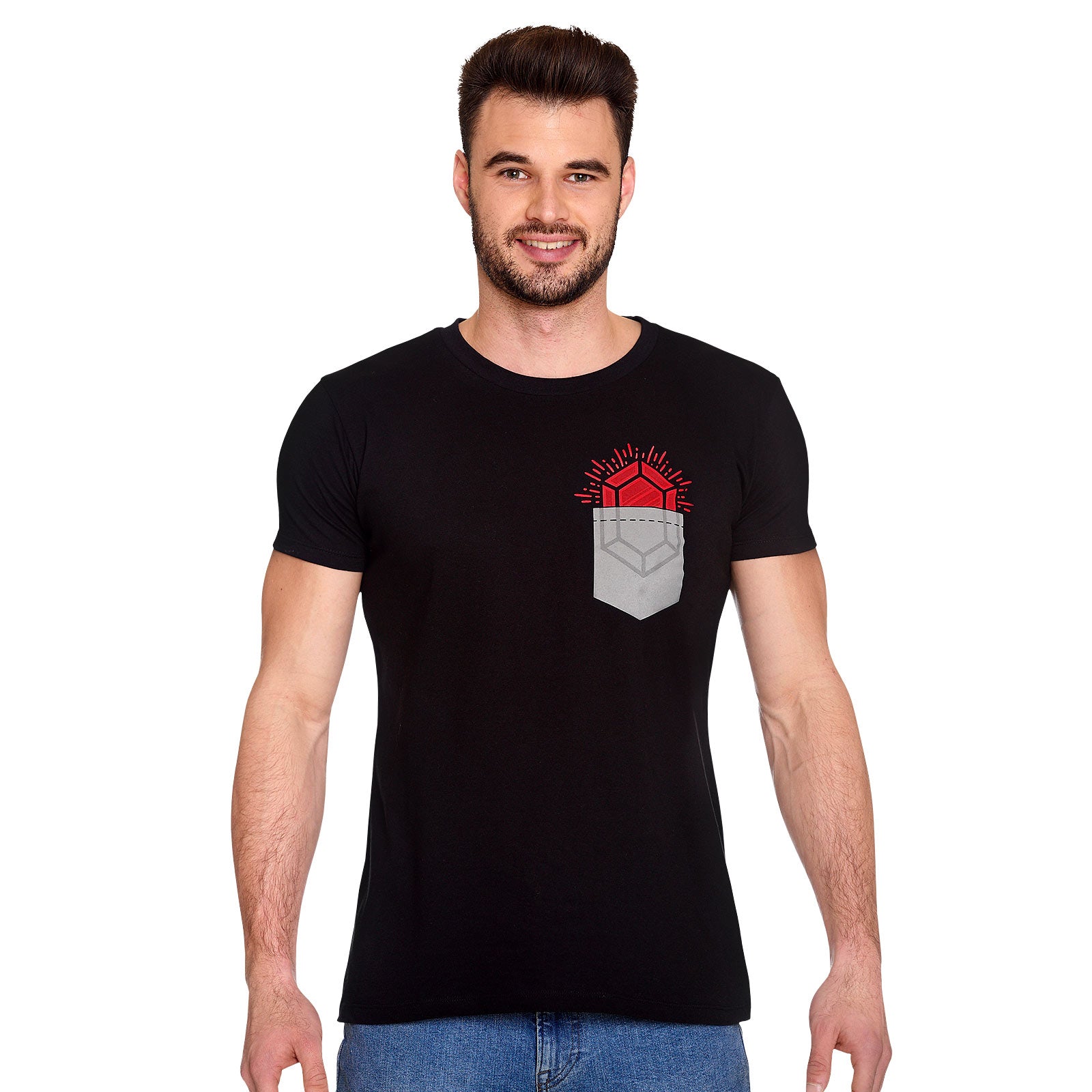 Product image Pocket Ruby T-Shirt for Zelda Fans Black